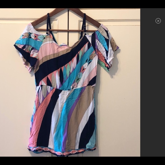 Trina Turk Electric Wave Coverup/Romper L - Picture 3 of 5